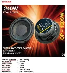 LEONE CP160SW 16cm SLİM SUBWOOFER