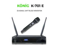 KÖNİG K-701 UHF 50 KANAL 1EL MİKROFON