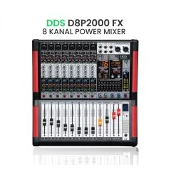 DDS D-8P 2000 FX 8 KANAL POWER MİKSER