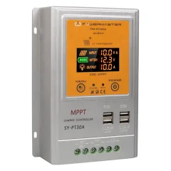 PM-PT30A 12V-24V 30 Amper MPPT 4 USB'li Dijital Alüminyum Kasa Solar Şarj Regülatörü PowerMaster