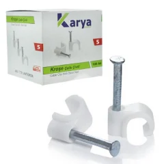 KARYA 5 NUMARA 10 MM KROŞE (100'LÜ PAKET)(2X4 - 4X4 ANTİGRON KABLOLAR İÇİN)