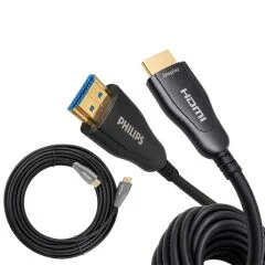 SWR3019W/93 70 Metre 4K 60Hz AOC Fiber Optik HDMI Kablo Çinko Alaşım Gövde Philips