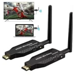 PM-19864 5.8G Kablosuz HDMI Görüntü Aktarıcı 50 Metre Wireless Uzatıcı PowerMaster