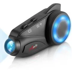 Maxto M3 1080P Kameralı Motosiklet Bluetooth Intercom Kulaklık (6 Kişi Destekli) PowerMaster