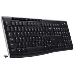Klavye K270 Kablosuz USB Q TR Multimedya Siyah Logitech