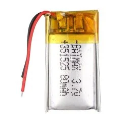 Pil 351525 3.7V 80mAh Lityum Polimer (Li-po) Batarya Ciklet PowerMaster