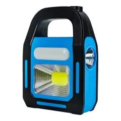 HB-9707A-2 3 Kademeli USB Çıkışlı Şarjlı Taşınabilir Solar Lamba PowerMaster