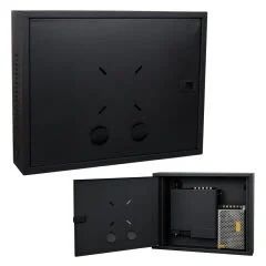 DİK TİP SİYAH DVR/NVR KABİNİ PANO KABİNET FURY 45X35X10