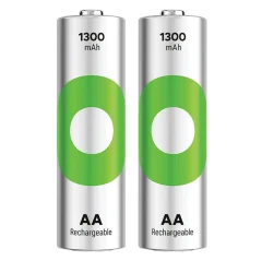GP RECYKO 1300 MAH Nİ-MH 1.2 VOLT AA KALEM ŞARJLI PİL 2'Lİ PAKET