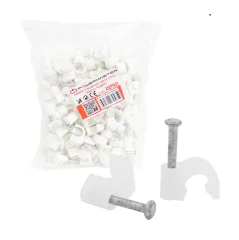 2 NUMARA ÇELİK ÇİVİLİ 6 MM KROŞE (100'LÜ POŞET)(DATA - ANTEN KABLOLARI İÇİN)