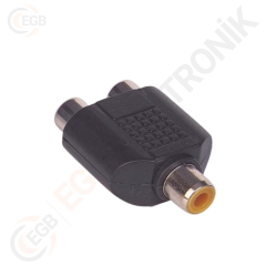 1 Rca Dişi 2 Rca Dişi Çevirici Jack (ÇK-36)
