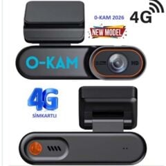 O-kam 2026 4G Araç Içi Kamera ve Görüntülü Araç Takip Sistemi Google Maps 1080P Kamera Gps