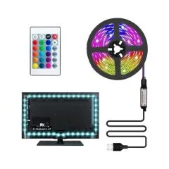 Sprange Sp-ld10 Silikonlu Kumandalı 10 Metre Usb Rgb Şerit Led