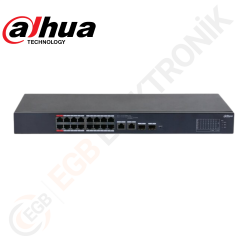 Dahua DH-CS4218-16ET-135 18-Port Yönetilebilir 16 Port PoE Bulut Switch (D-14)