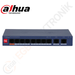 Dahua CS4010-8ET2GT-60 10 Port 10/100/1000 8xPoE 60W 2xUplink Yönetilir Switch (D-8)
