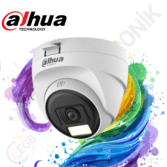 Dahua DH-HAC-T1A21P-U-IL 2MP 2.8MM 25M Çift Işık Full Color Dome Kamera (D-2)