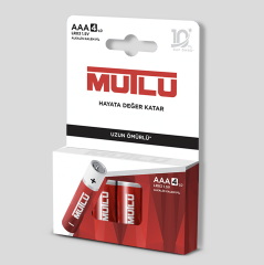 Pil MUTLU AAA 4 LÜ PAKET 1.5V ALKALİN