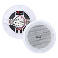 MAGICVOICE MV-6724 13 CM 6 WATT 8 OHM 5'' BEYAZ TRAFOSUZ ALÇIPAN HOPARLÖR