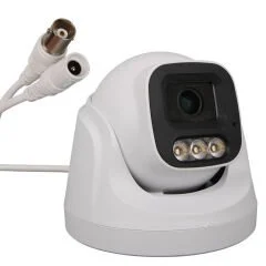Kamera PLATO PL-25273 2MP 3.6 MM 3 WARM LED GECE RENKLİ PLASTİK KASA AHD DOME