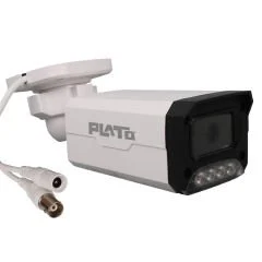 Kamera PLATO PL-23840 2MP 4 WARM LEDLİ 3.6 MM GECE RENKLİ GÖRÜŞ PLASTİK KASA AHD BULLET