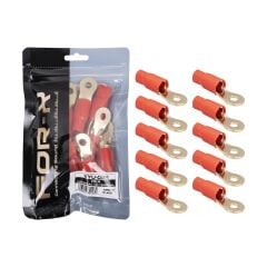 FOR-X XYU-08R 8GA YUVARLAK TİP KABLO YÜKSÜĞÜ 10 LU PAKET (AKS-92)