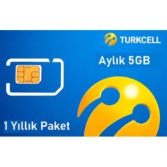 SİM KART TURKCELL 5GB 12 AYLIK DATA HAT