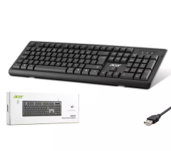 OKB0A0 Standart Klavye Sessiz Tuşlu - Siyah Acer