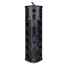 S-link SWV-PRZ010 1.8M 1860 Joule 1.5mm 1 Usb 1 Type C 2.1A/5V 16A 250V 3680W 10'lu Akım Kor.Priz (D-51)