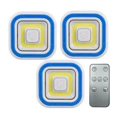 PM-6936 Cob Ledli Pilli Uzaktan Kumandalı Üçlü Lamba PowerMaster