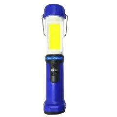 HK-802 Şarjlı 30 Beyaz + 20 Mavi-Kırmızı Smd Led / 55 Cob Ledli 5 Modlu Çalışma Lambası PowerMaster