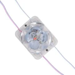 PM-14717 12 Volt 2 Watt Karışık (R+B) Yanıp Sönen Çakar 4333-3030 Modül Led 43x33x28mm PowerMaster