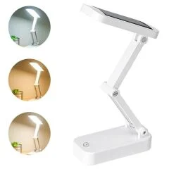 PM-24440 Katlanabilir Dokunmatik Tuşlu Solar / Şarjlı Ledli Masa Lambası PowerMaster
