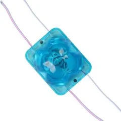 PM-14713 12 Volt 2 Watt Mavi Yanıp Sönen Çakar 4333-3030 Modül Led 43x33x28mm PowerMaster