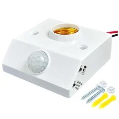 Ledx DY-102 Abs 360 PIR Hareket Sensörlü E27 Duy Aparatı