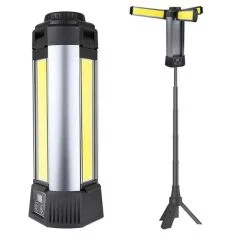 PM-24566 35 Watt USB - Type-C Girişli P50 Ve Cob Ledli 3 Kanatlı Kollu Çalışma Lambası PowerMaster