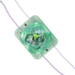 PM-14714 12 Volt 2 Watt Yeşil Yanıp Sönen Çakar 4333-3030 Modül Led 43x33x28mm PowerMaster