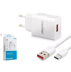 Nodar Nd-1005 Usb To Type-C Şarj Seti 2.4A 12W Beyaz (AVD-359)