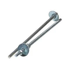 SAPLAMA TAKIMI 8X250 MM PULLU SOMUNLU 10'LU POŞET (PUL ÇAPI :45MM - CİVATA ÇAPI:8MM) (D-06)