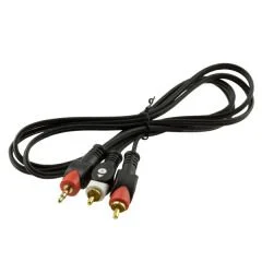 Kablo 2 RCA ERKEK + 3.5 MM STEREO ERKEK 3 METRE GOLD 1.KALİTE