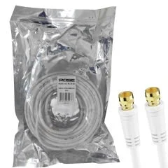 RG6 F Konnektörlü Hazır Kablo 20mt Rose RC-24-20