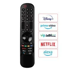 IRL0302 SES KOMUTSUZ LG AKB76039906 NETFLIX - PRIME VIDEO - SHAHID VIP - ALEXA TUŞLU LCD LED TV KUMANDA (KMD-69) LG