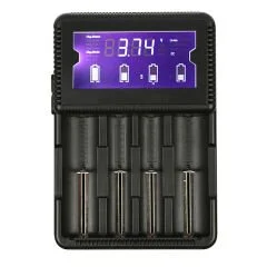 PMR-S4-4A 18650 4.2V 4X1A-2X2A PİL ŞARJ CİHAZI PowerMaster