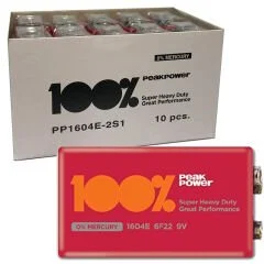 GP PP1604E-2S1 PEAK POWER 9 VOLT PİL (10'LU PAKET)