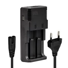 NARİTA HD-8863 18650-26650-16340-14500-AA-AAA 4.2V USB 600MA 2'Lİ PİL ŞARJ CİHAZI