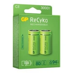 GP 1.2 VOLT - 3000 MAH NI-MH ORTA C BOY ŞARJLI PİL 2'LI PAKET