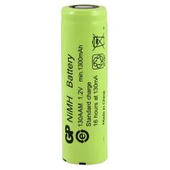 Pil GP 130AAM 1.2 VOLT 1300 MAH DÜZ KAFA ŞARJLI KALEM