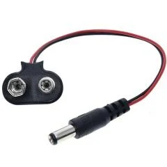 9 VOLT 2.1MM JACKLI PİL BAŞLIĞI (B-15)