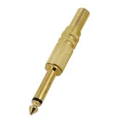 6.3 MM MONO GOLD SARI GİTAR JACK (ÇK-13)