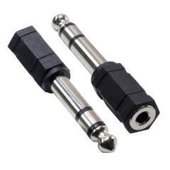 6.3 MM STEREO ERKEK/3.5MM DİŞİ ÇEVİRİCİ (3.5MM-6.3MM YÜKSELTİCİ) (ÇK-9)