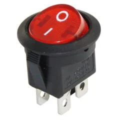 YUVARLAK IŞIKLI ANAHTAR ON-OFF 4P (IC-131-4) AN-12